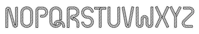 Feelplus Rope Font UPPERCASE