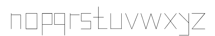 Felfein-Regular Font LOWERCASE