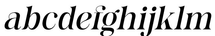 Felgine-Italic Font LOWERCASE