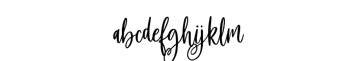 Felichiya Collection Script One Font LOWERCASE