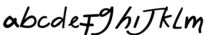 Felicia-Regular Font LOWERCASE