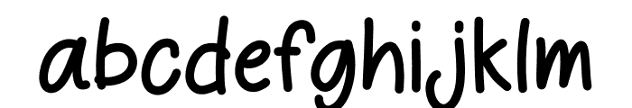 Felicity Regular Font LOWERCASE
