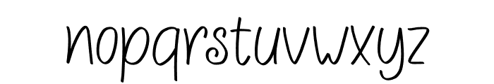 Feline Fun Font LOWERCASE