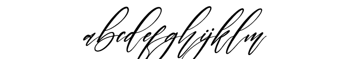 Felisha Italic Font LOWERCASE