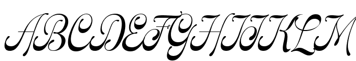 Fell Good Signature Italic Font UPPERCASE