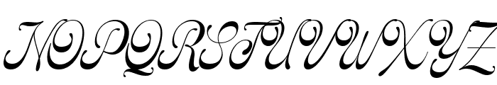 Fell Good Signature Italic Font UPPERCASE