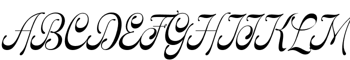 FellGoodSignature-Italic Font UPPERCASE