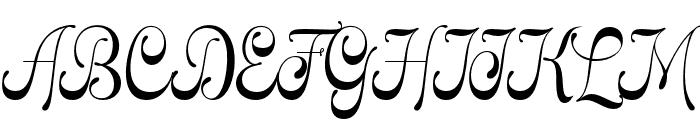 FellGoodSignature-Regular Font UPPERCASE