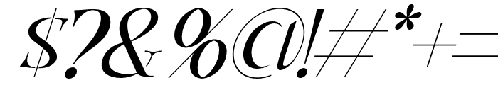 Fellee Stencil Light Italic Font OTHER CHARS