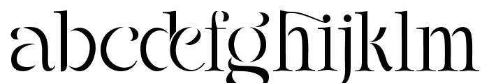 Fellee Stencil Light Font LOWERCASE