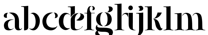 Fellee Stencil Regular Font LOWERCASE