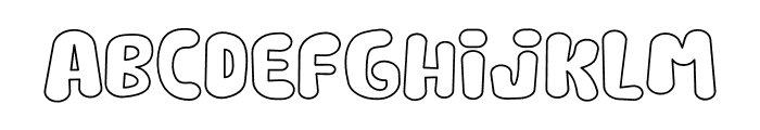 Felling Lucky Style B Font LOWERCASE