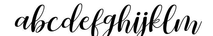 Fellove Italic Font LOWERCASE