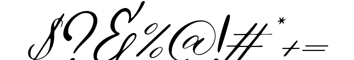 Female Baleon Italic Font OTHER CHARS