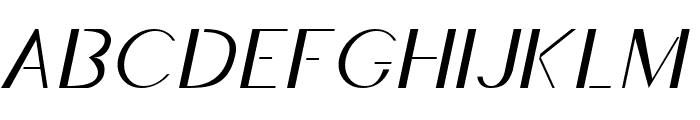 Female Italic Font LOWERCASE