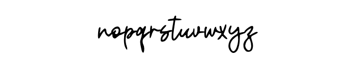Femila Signature Font LOWERCASE