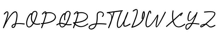 Feminim Signature Font UPPERCASE