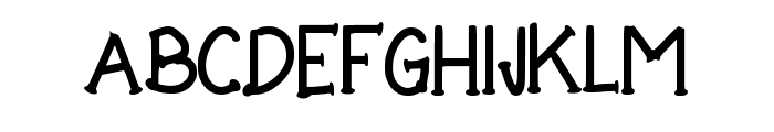 Femur Regular Font UPPERCASE
