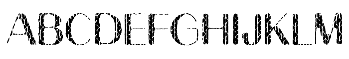 Fencing Ghost Regular Font UPPERCASE