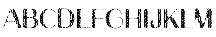 FencingGhost-Regular Font UPPERCASE