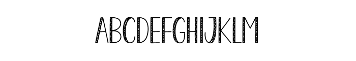 Fencing Font LOWERCASE