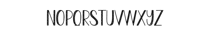Fencing Font LOWERCASE