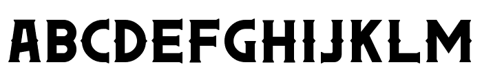 Fenrir Gothic Font UPPERCASE