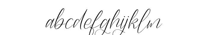 Fentony Richard Italic Font LOWERCASE