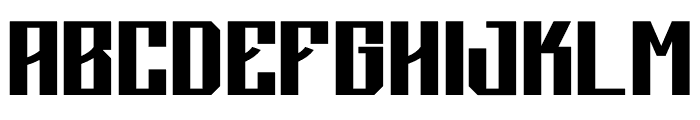 Fentura Groovy Font UPPERCASE