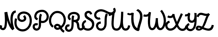 Fenway Font UPPERCASE