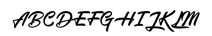 Feondra-Script Font UPPERCASE