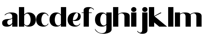 Feragie Extra Bold Font LOWERCASE
