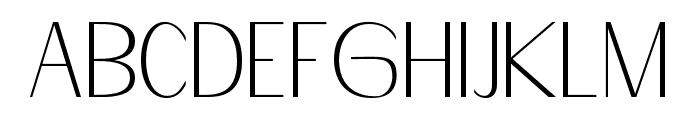 Feragie-ExtraLight Font UPPERCASE