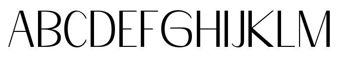 Feragie-Light Font UPPERCASE