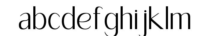 Feragie-Light Font LOWERCASE