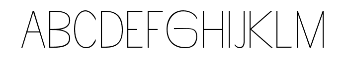 Feragie-Thin Font UPPERCASE