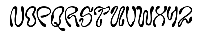 Fermionic-Regular Font UPPERCASE