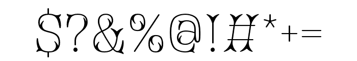 Fernaria Font OTHER CHARS
