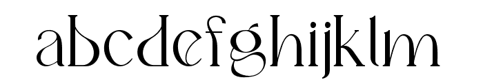 Fernstad-Regular Font LOWERCASE