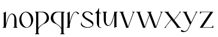 Fernstad-Regular Font LOWERCASE