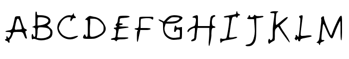 Ferocious Regular Font LOWERCASE