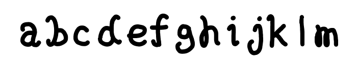 Feroz Alphabet Font LOWERCASE