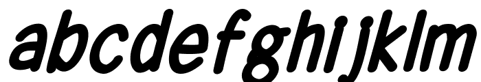 Ferrero Rocker Bold Italic Font LOWERCASE