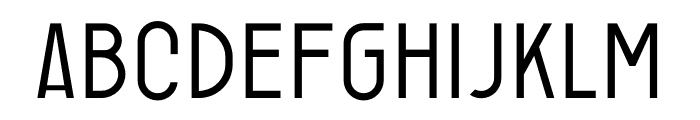 Feruka Thin Font LOWERCASE