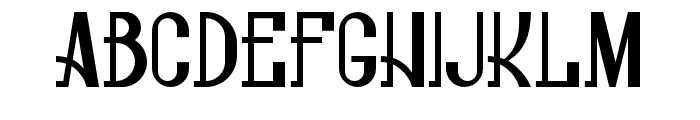Fesch Regular Font UPPERCASE