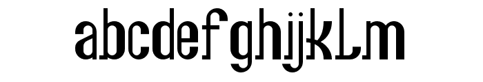 Fesch Regular Font LOWERCASE