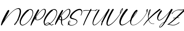 Festive Partys Italic Font UPPERCASE