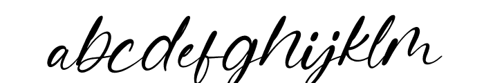 Festive Partys Italic Font LOWERCASE