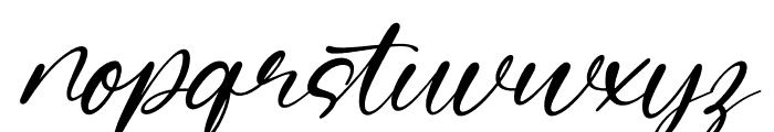 Festive Partys Italic Font LOWERCASE