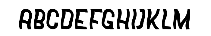Fhoster Font UPPERCASE